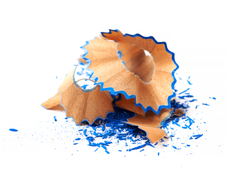 Blue Crayon Shaving-2-1