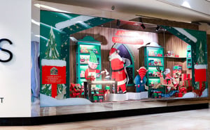 M&S Christmas Window